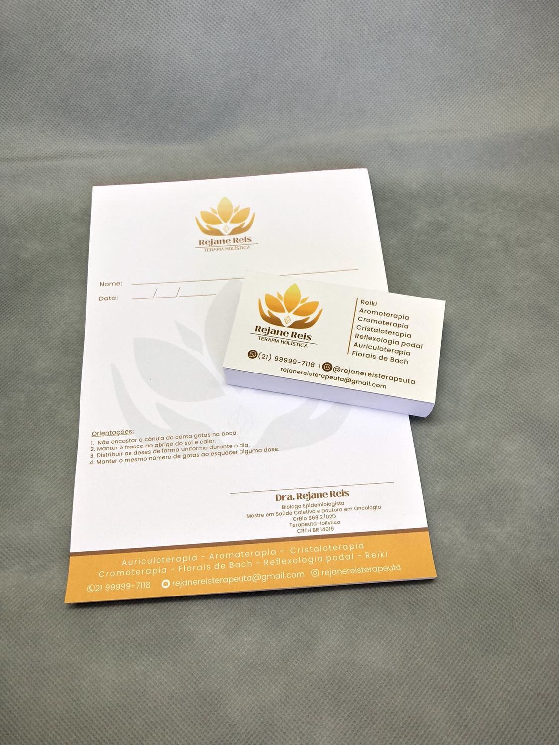 Receituário personalizado para consultório