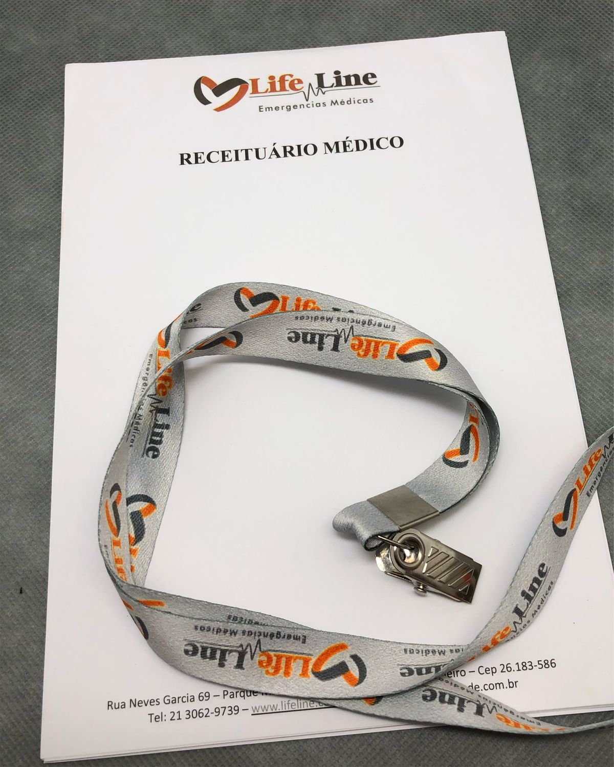 Cordão personalizado para evento no Rio de Janeiro