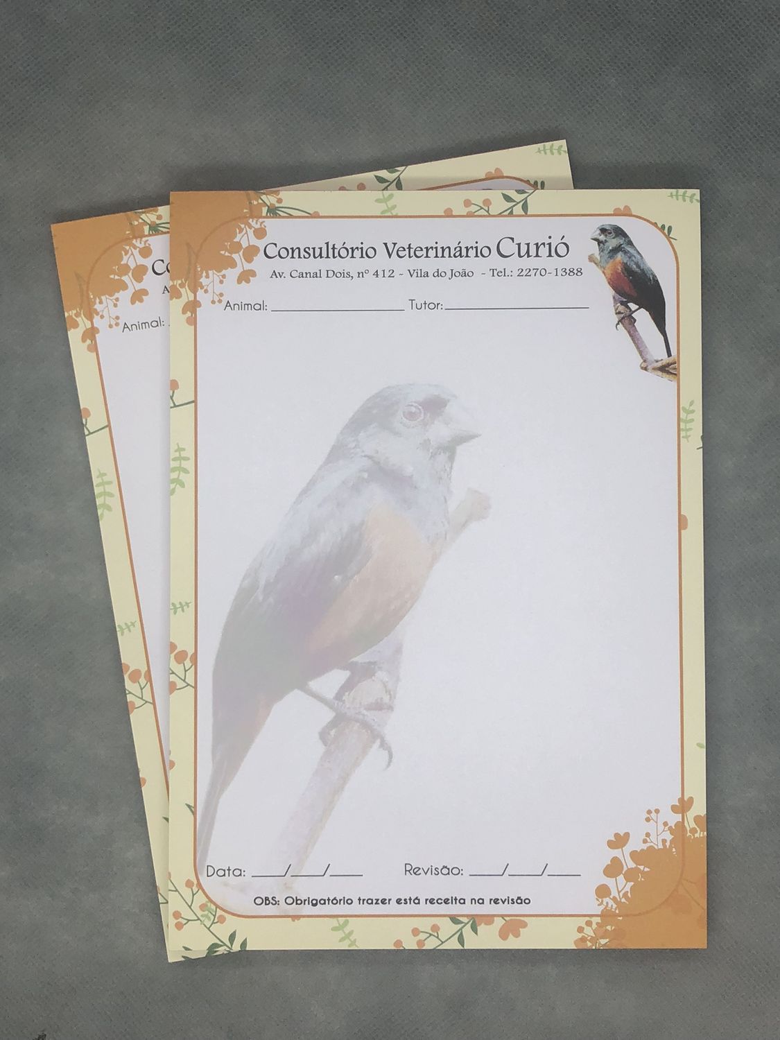 Material para indústria veterinária